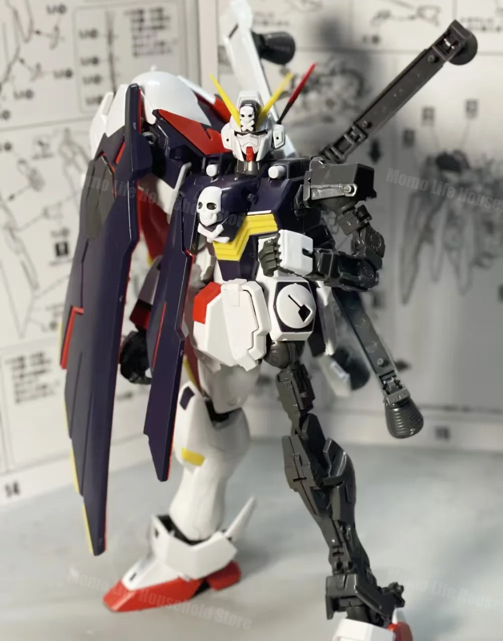 DABAN 6644 MG 1/100 XM-X1 Crossbone X-1 Pełny zestaw do samodzielnego montażu, model z tkaniny, plastikowy szkielet, figurka anime, robot, model plastikowy