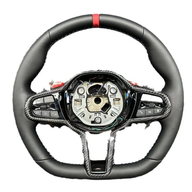 

Upgraded CS Steering Wheel Assembly True Carbon Fiber All Models F Chassis G Chassis Crossover Supply M3 and M5