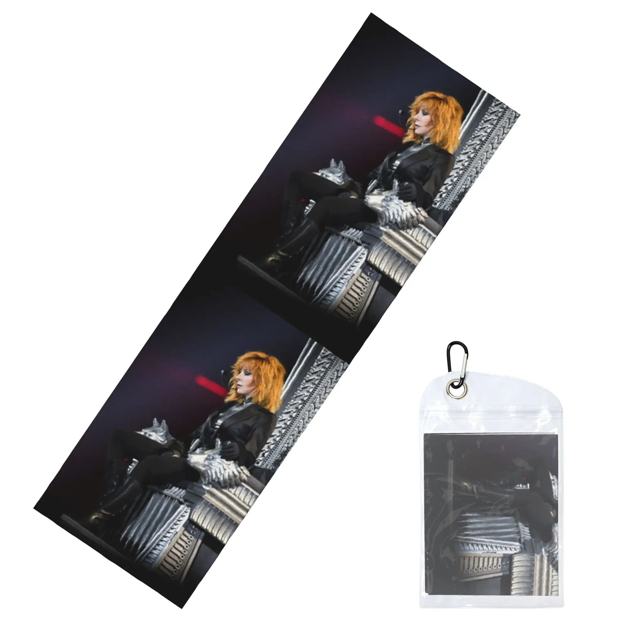 Cold Exercise Towel Mylene Farmer Beach Sports Yoga Towel Swimming Camping Towel Refreshing Sports Scarf Face Towels