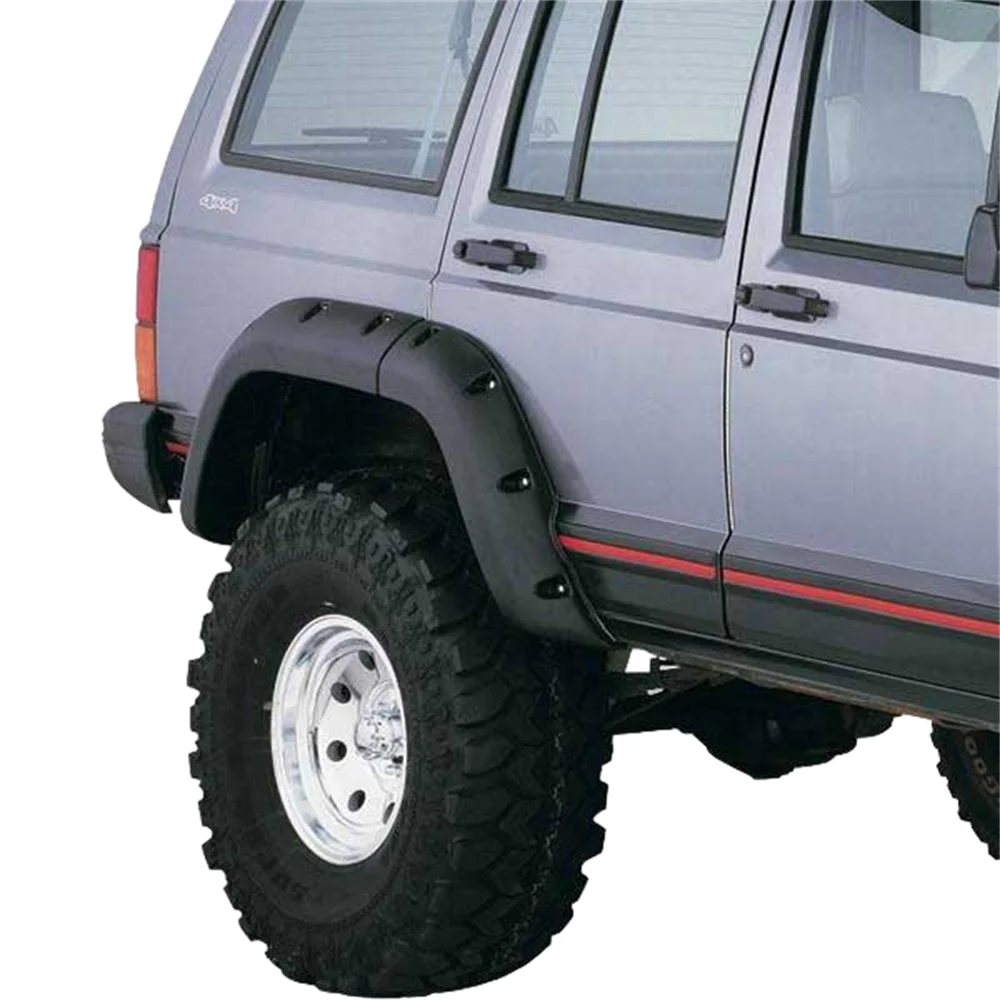 DUKE4WD ABS Wheel Arch Car Fender Flare For Cherokee XJ Parts 4X4 Off Road Mud Guard Car Accessories