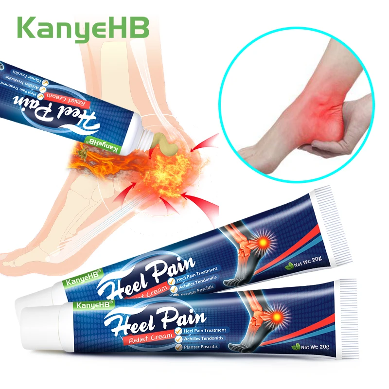 

2pcs Foot Pain Relief Cream Relieve Toe Bunion Heel Spur Pain Achilles Tendon Pain Tendonitis Fasciitis Foot Care Ointment A983