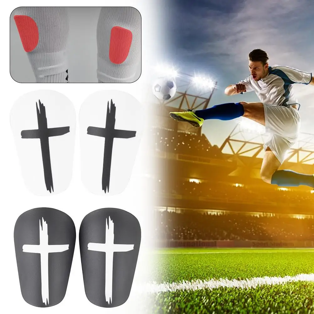 2 Buah Pelindung Kaki Sepak Bola & Bantalan Kaki untuk Latihan & Pertandingan Sepak Bola Perlengkapan Sepak Bola Esensial