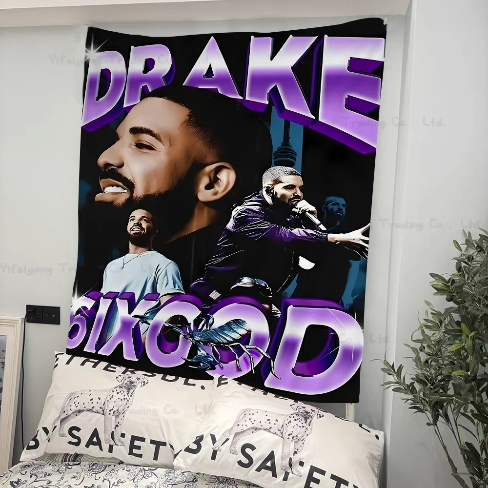 

Rapper D-Drake DIY Wall Tapestry Hippie Flower Wall Carpets Dorm Decor Wall Art Decor