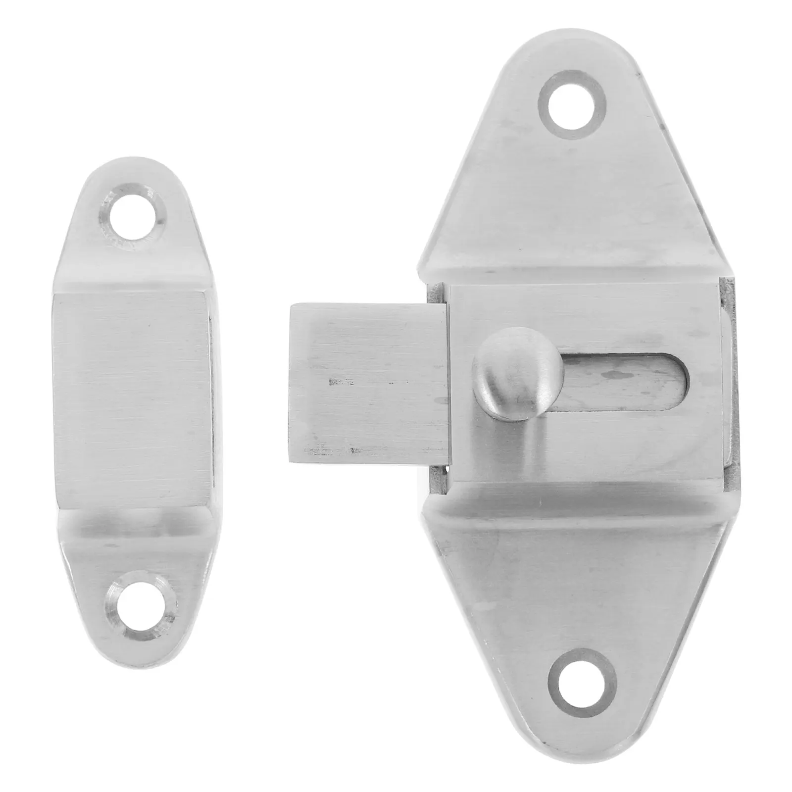 Stainless Steel Slide Latch Door Lock 304 Grade Heavy Duty Sliding Bolt Security Latch for Humid Environments Garage Bathroom