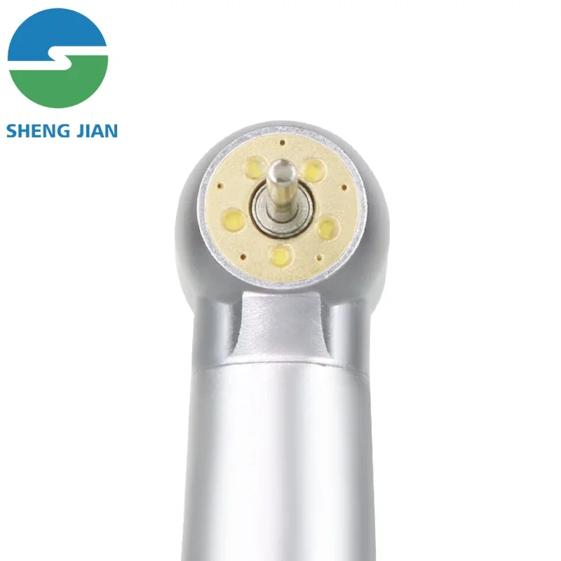 de ntal han dpieces พร้อมปุ่มกด Turbine 5 ไฟ LED ความเร็วสูง den tal Handpiece