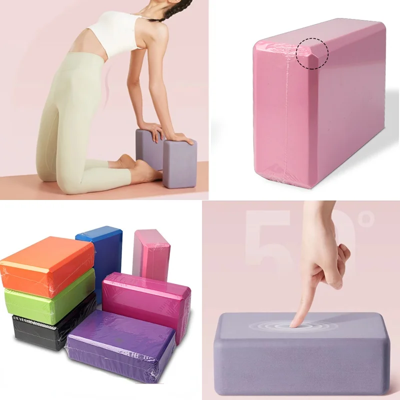 Foam Yoga Block Toy Props Brick Gym Pilates Yoga Column Back Exercise BodyBuilding Fitness Sport Workout Bodybuilding Equipment