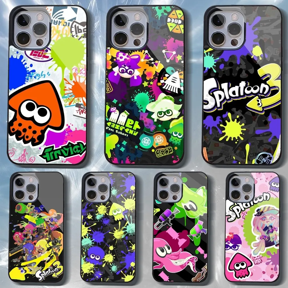 The Game S-Splatoon 3 Phone Case For IPhone 16 15 14 13 Pro Max 11 12 Mini Alex Mirror For Magsafe Wireless Charging Cover