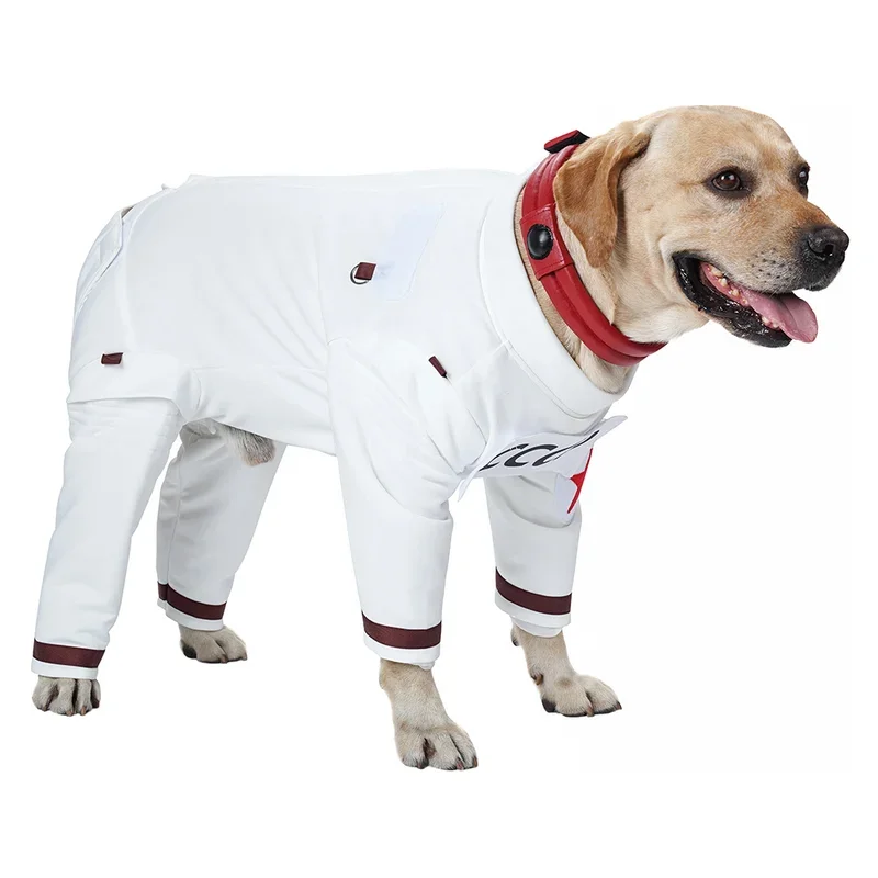 Small Medium Dog Cosplay Costume Astronaut Fantasia Disguise Fashion Cute Space suit Pet Puppy Halloween Carnival Party Clothes