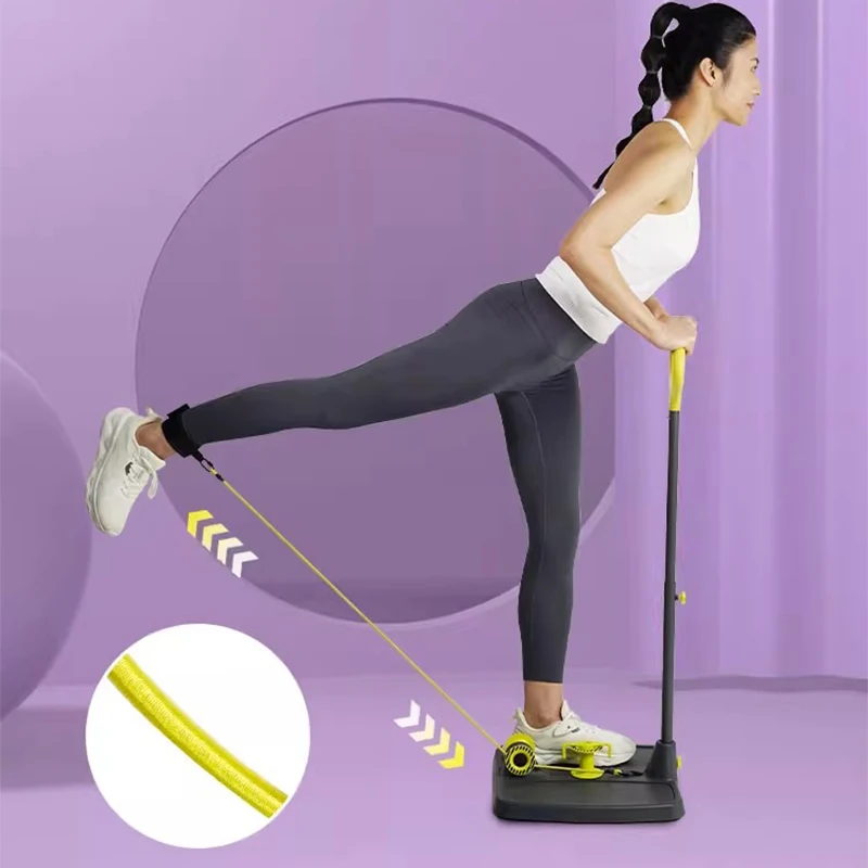 حبل التوتر متعدد الوظائف اليوغا شريط مرن المقاومة التدريب الورك الساق أجهزة لياقة بدنية منزلية