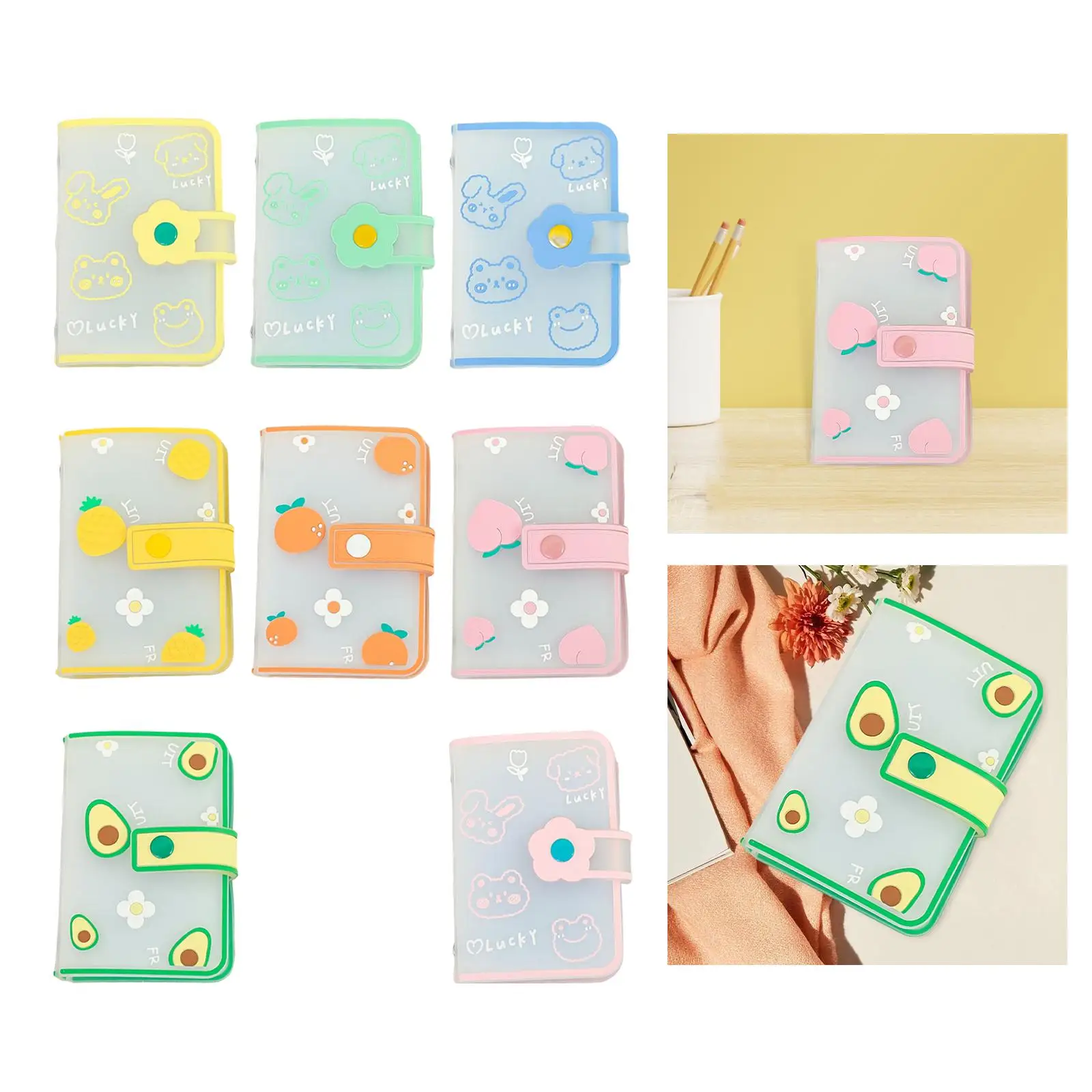 Credit Card Holder Picture Album Binder Pockets Protector for Bus Certificate