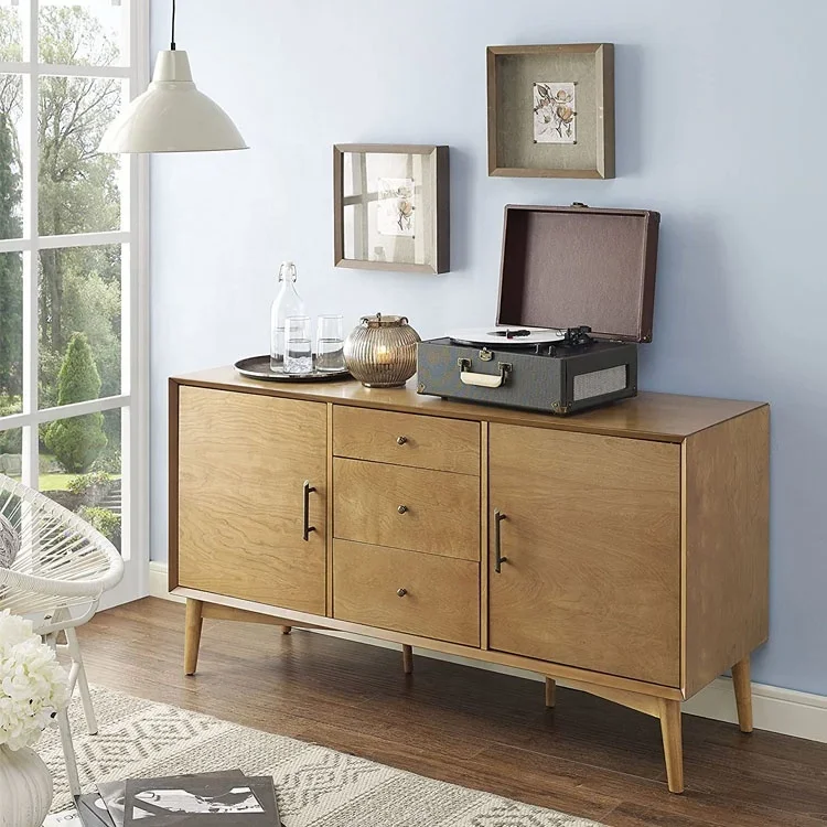 Home Modern Wholesale  Natural Wood Landon Buffet and Large Console