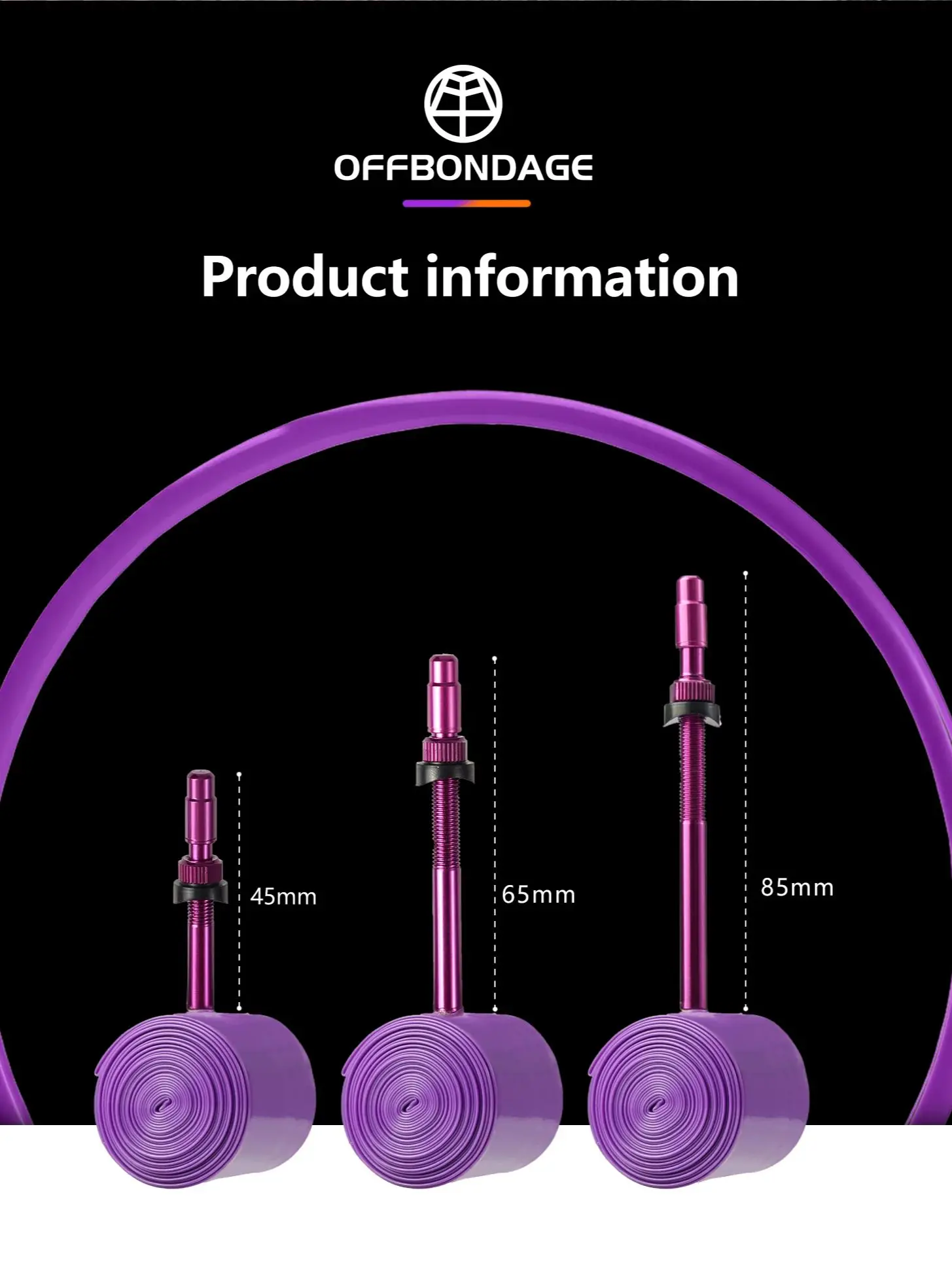 AliExpress OFFBONDAGE Ultralight TPU Bike Inner Tube 30g 700c 18-32 Road Bicycle 45/65/85mm Inner Tube French Valve Cycling Wholesaler