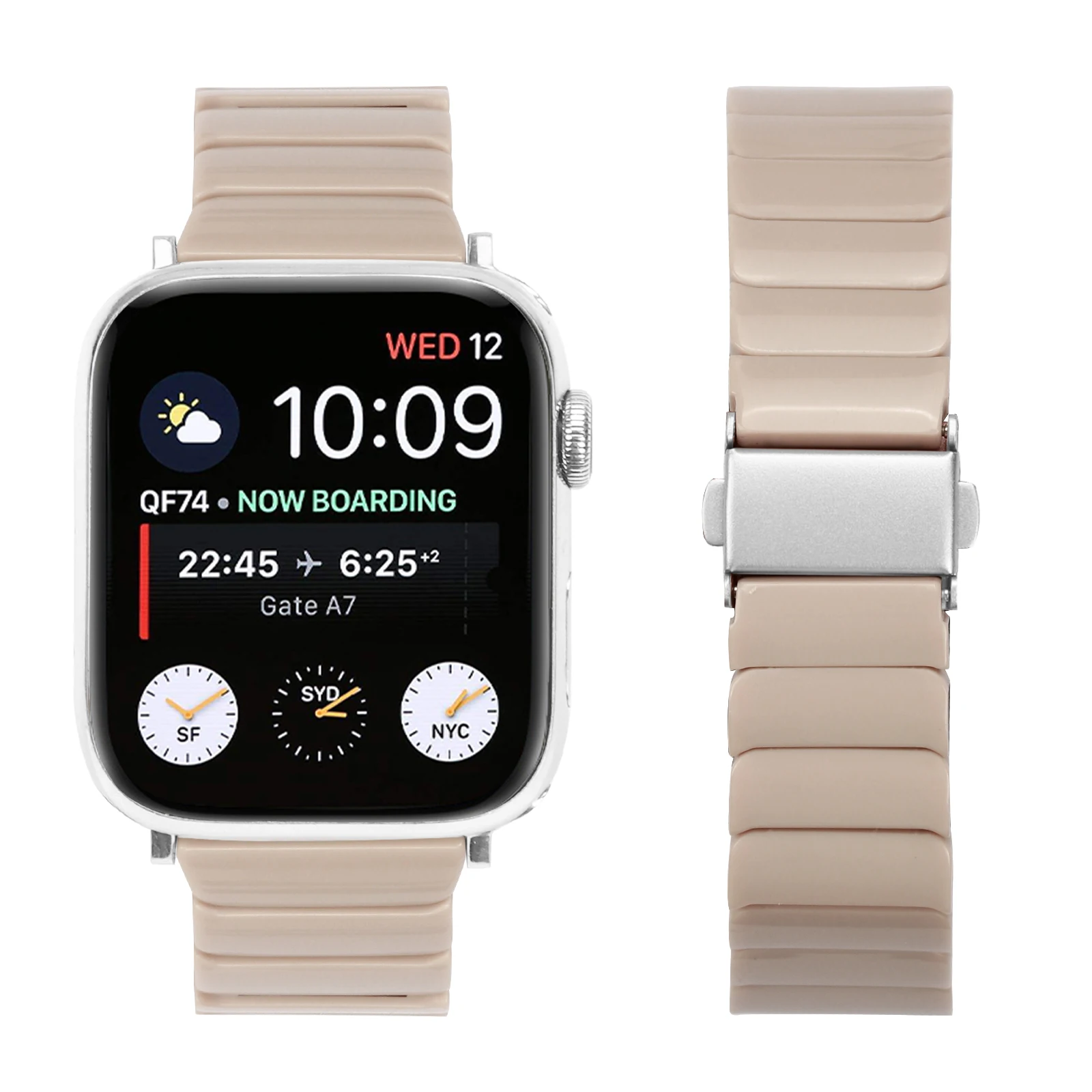 

Ремешок для часов Apple Watch Series Ultra SE 11 10 8 7 Браслет из смолы Аксессуары Браслет для Iwatch 38 40 41 мм 42 44 45 49 46 мм