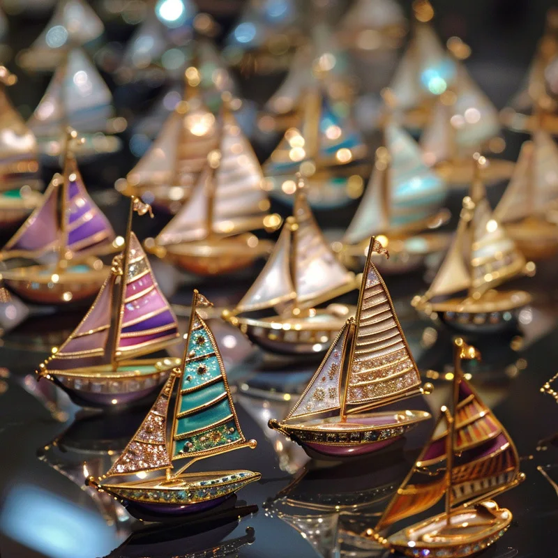 

Маленькая минимальная брошь на заказ розового круизного корабля для женщин, романтическая морская булавка, мечтательный остров, отпуск с оптовой ценой и высоким качеством