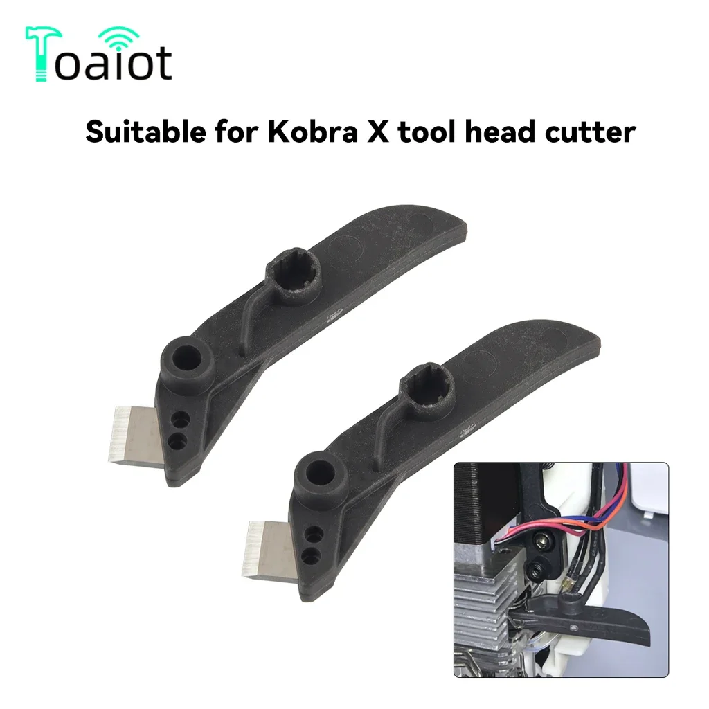 For Anycubic Kobra X Series  Tool Head  Cutter 2PCS Reduce Waste And Improve Printing Efficiency For Kobra X 3D Printer Parts