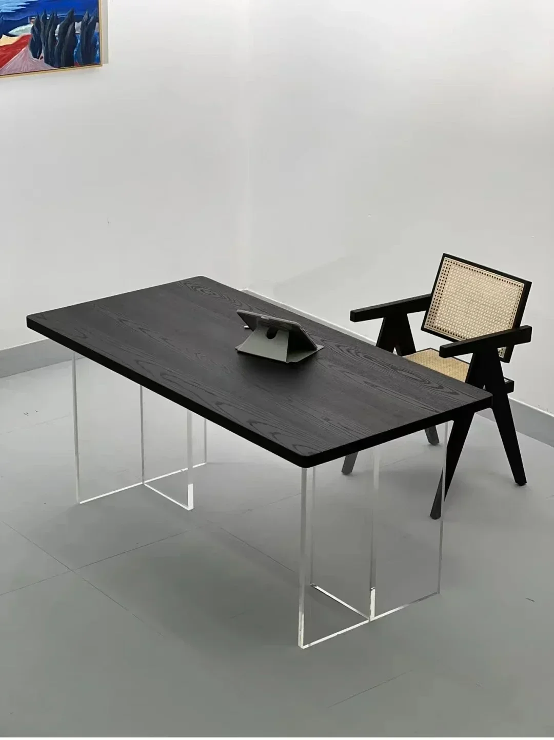 Acrylic Suspended Dining Table Home Creative Simple Desk Designer Workbench Desk