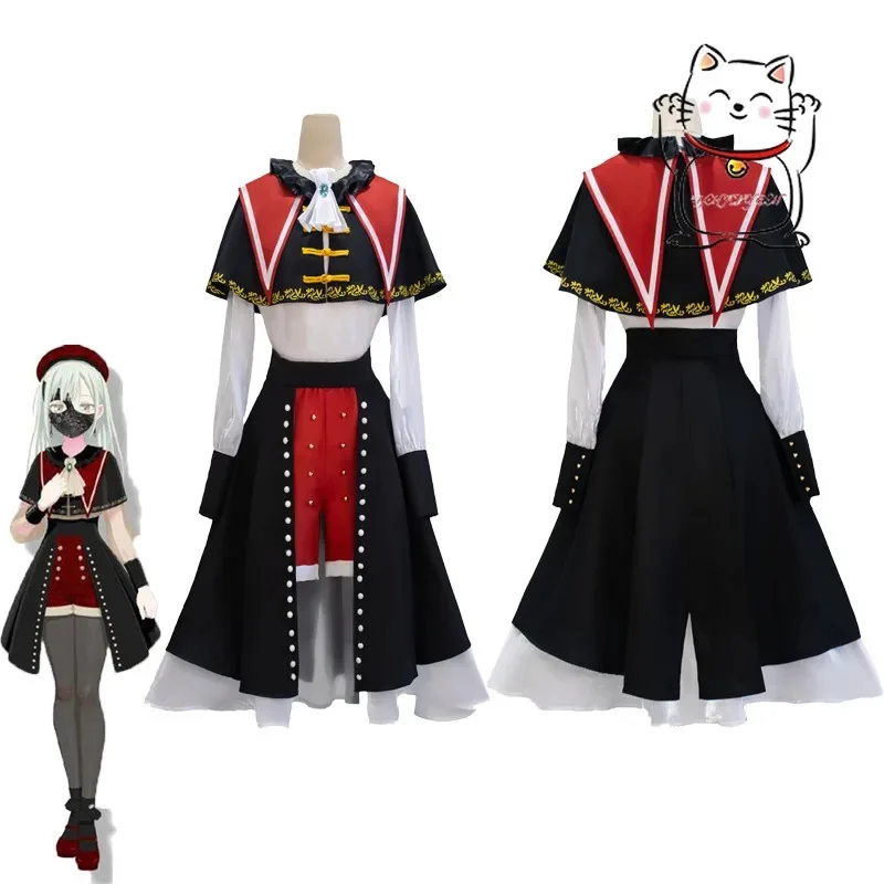 

Anime doll Ruoyuki costume a charming cosplay Halloween carnival night music festival hot selling goi/6
