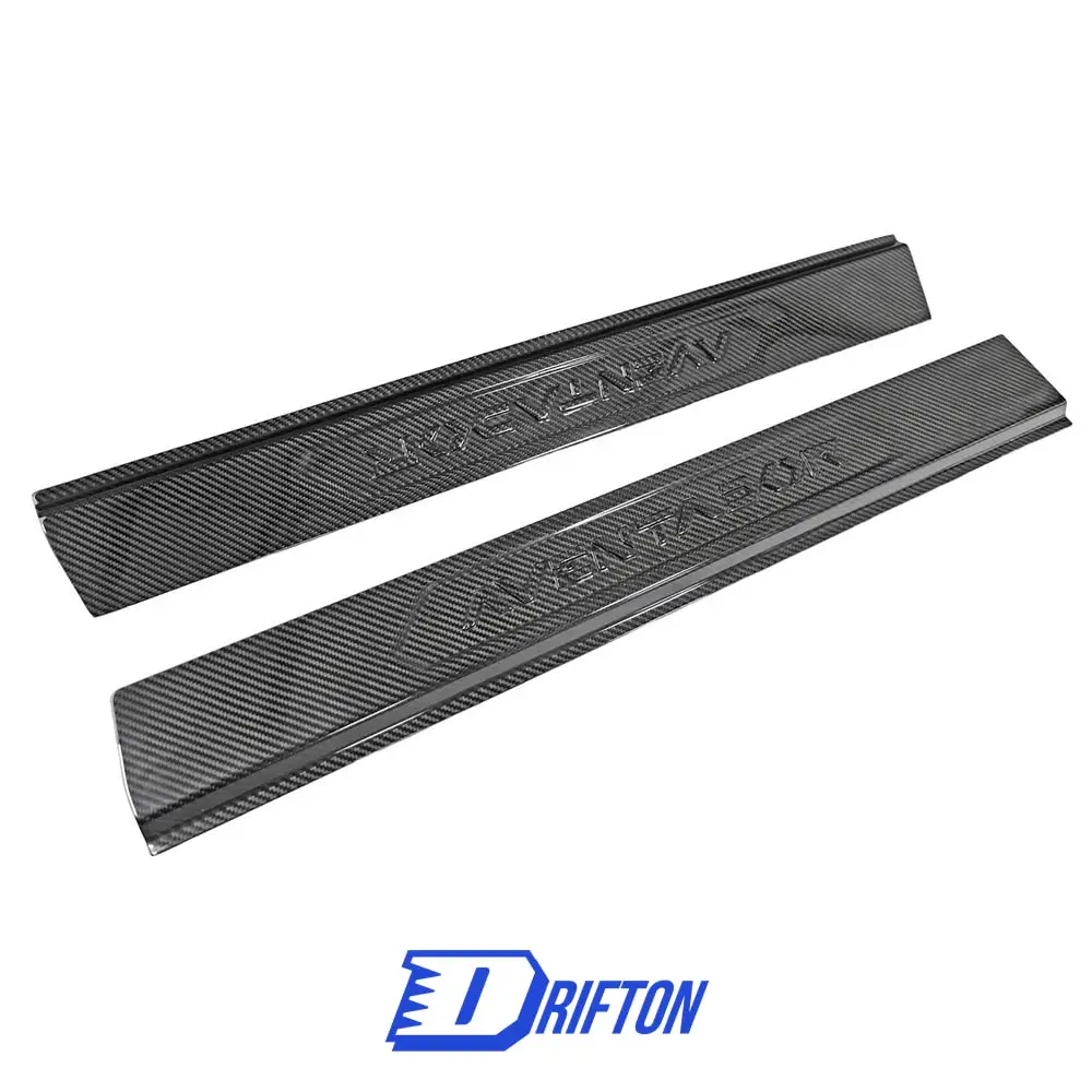 

Dry Carbon Fiber Door Sills For Lamborghini Aventador LP700-4 Scuff Plates Panels Trim