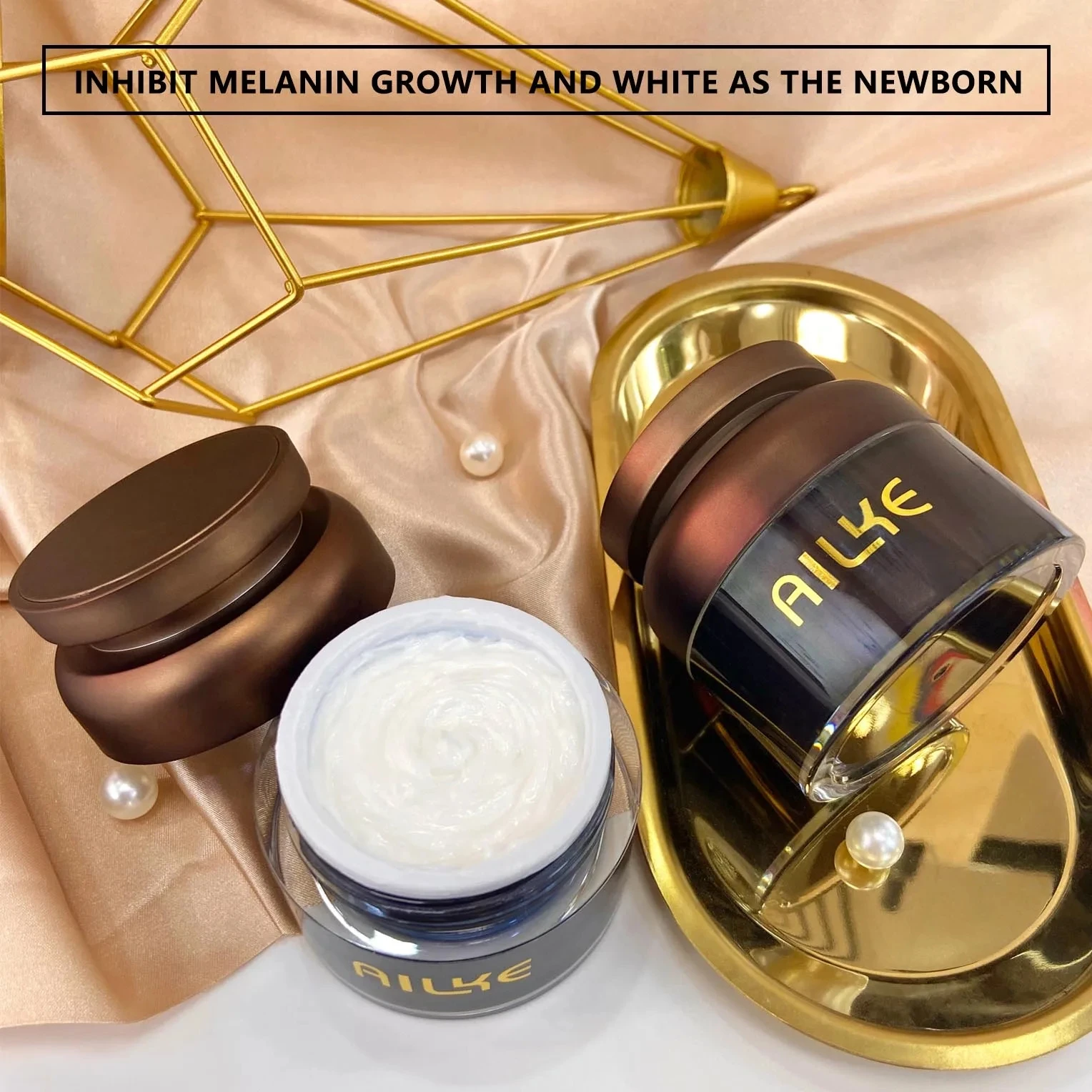 AILKE Facial Whitening Skin Care Women Set, Brighten, Even Skin Tone Kit, Anti Dark Spots, Freckle, Pigmentation, Moisturizing