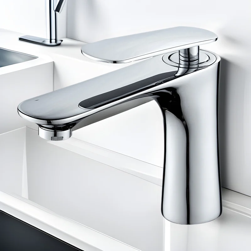 Grifos de lavabo de agua fría y caliente, grifos de lavabo de cocina, fregadero de baño, tipo coreano, mejoras para el hogar, Der Wasserhahn YSSLT