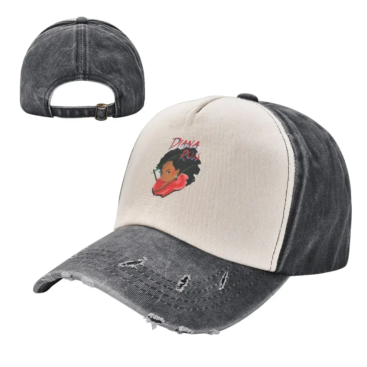 Diana Ross Cartoon Baseball Cap Fishing cap Beach Bag Cosplay Visor Designer Man Women's image 3