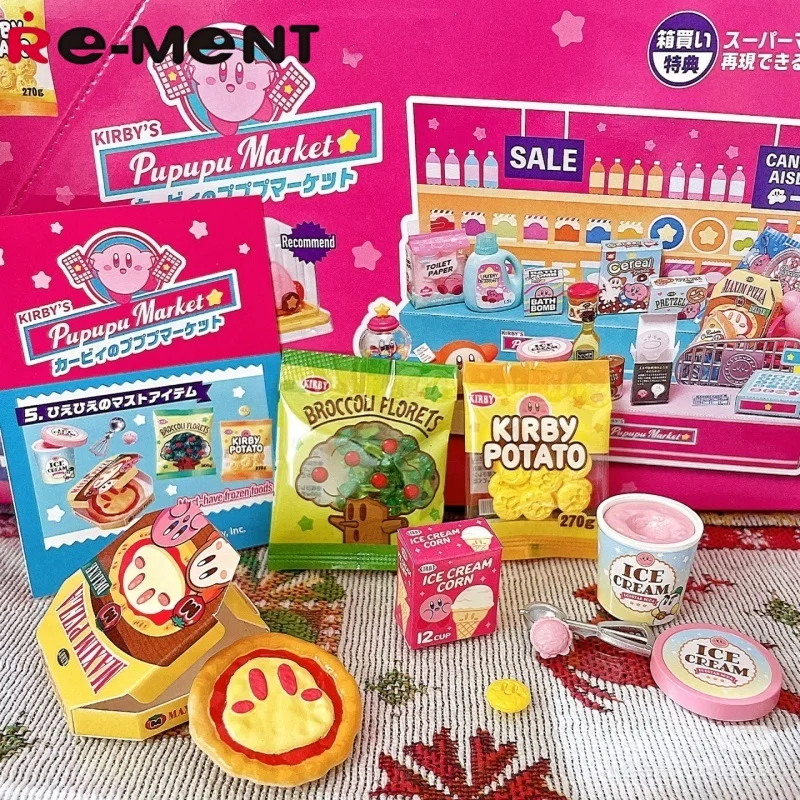 リーメント スターカービィ ププマーケット スーパーマーケット コンビニ ショッピング必需品 ミニチュアシーンボックス エッグブラインドボックス