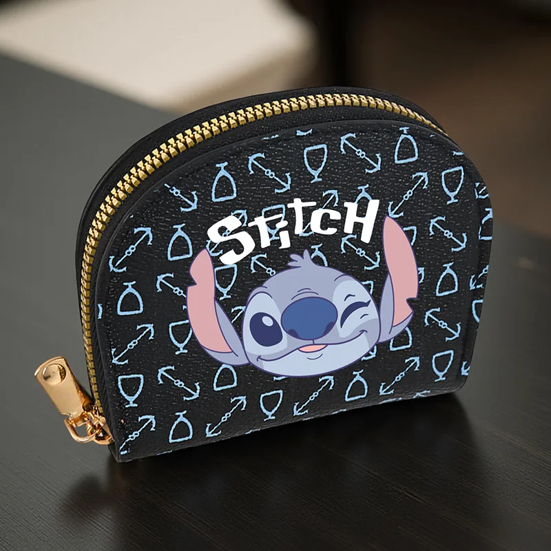 1pc Stitch Cartoon Print Card Holder - Compact Travel Wallet with Multiple Card Slots, Lightweight Design for Daily Use, Travel