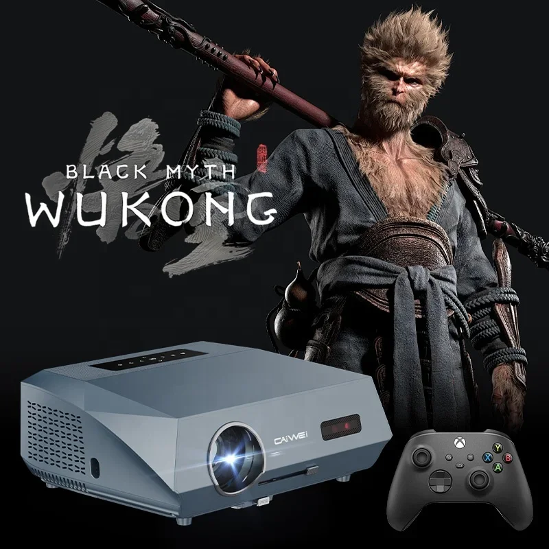 

OEM/ODM Newest A10Q 1450ANSI 300" Big Screen Play Games Home Theater Auto Focus Projector 4k Proyector Android Wi-fi