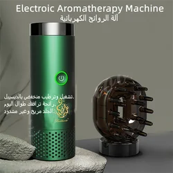 2026 New Arabic Aroma Diffuser USB Car Portable Electric Incense Burner Bakhoor Arabia Charcoal Burner Big Size Burning Space