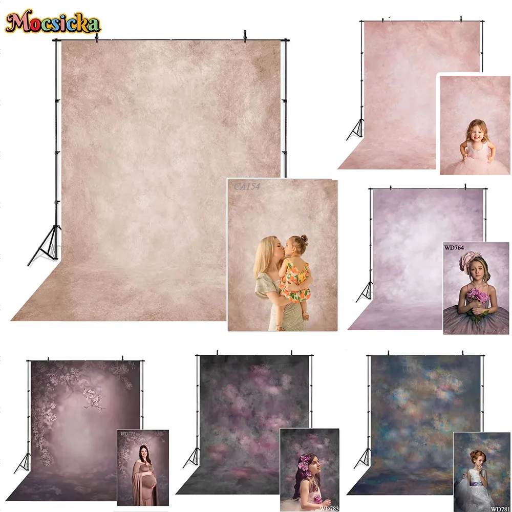 Mocsicka Abstrakter Hintergrund Studiofotografie Farbverlauf Mutterschaft Brautparty Kunstporträt Hintergrund Neugeborenes Cake Smash Foto