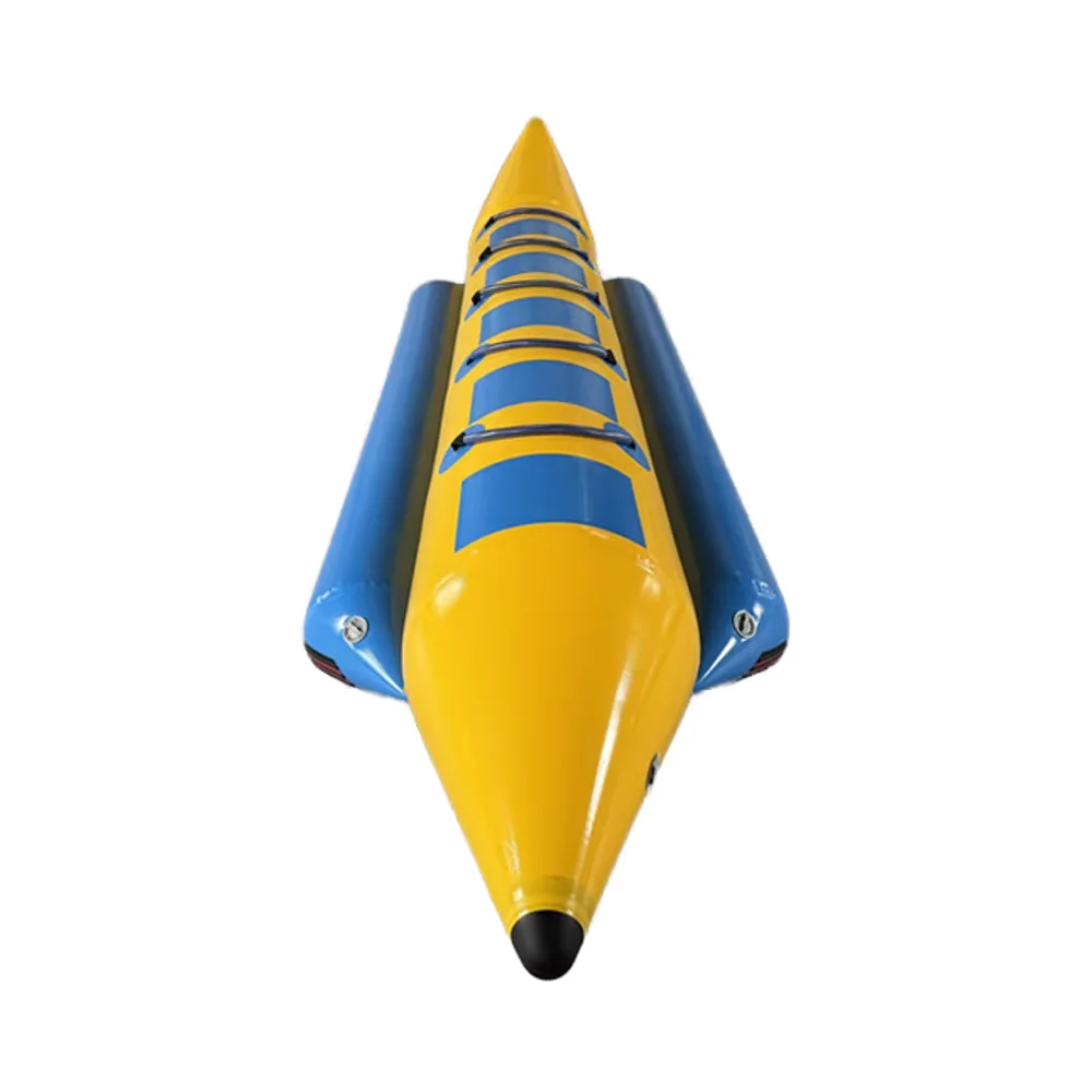 Hot Selling Inflatable Water Sport Games Floating Banana Boat Inflatable 6 Seaters Banana Boat for Salepromote sales
