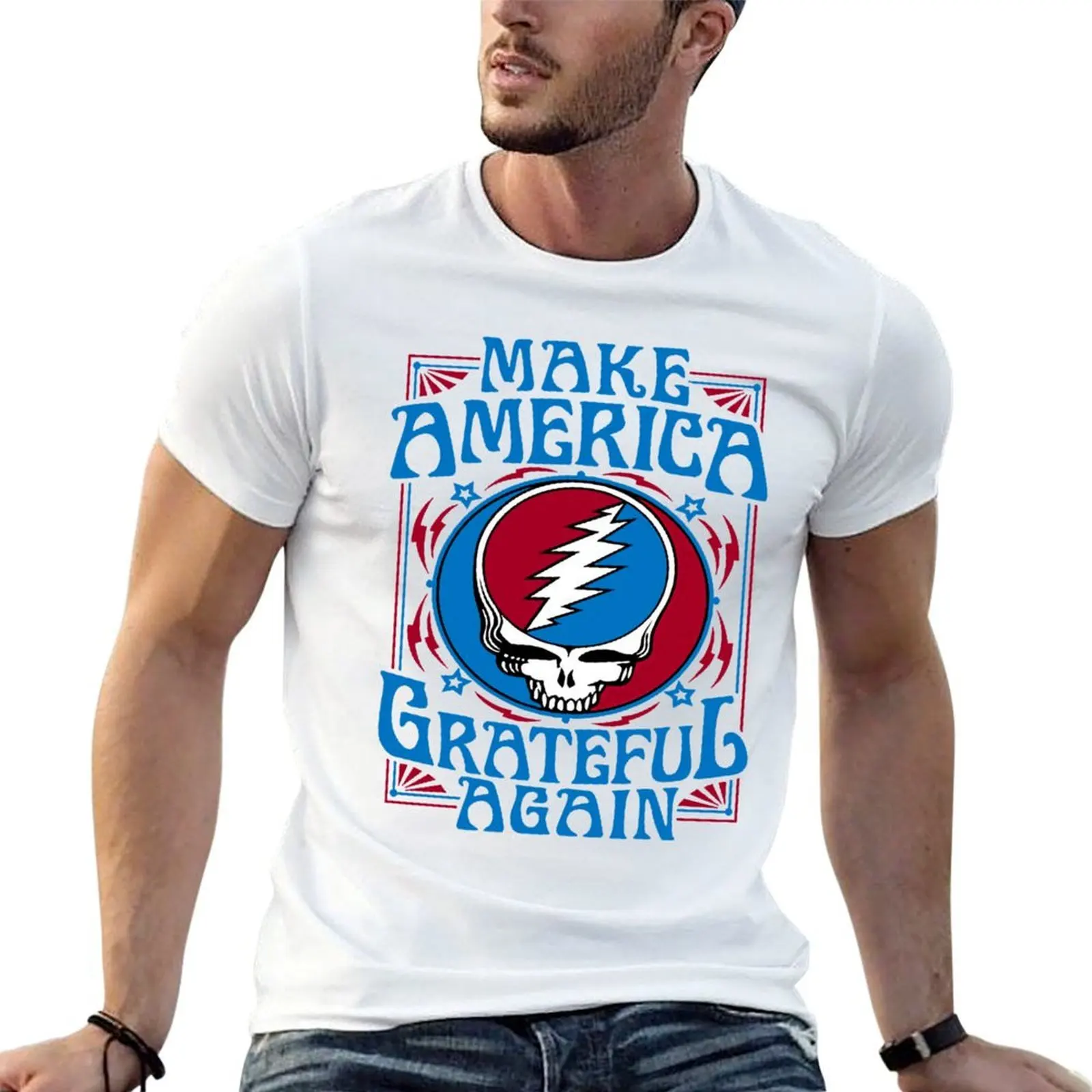 

T-Shirt cotton man t t for Make-America-Grateful-AgainClassic man shirt cotton 100 casual tshirt shirt 100% percent