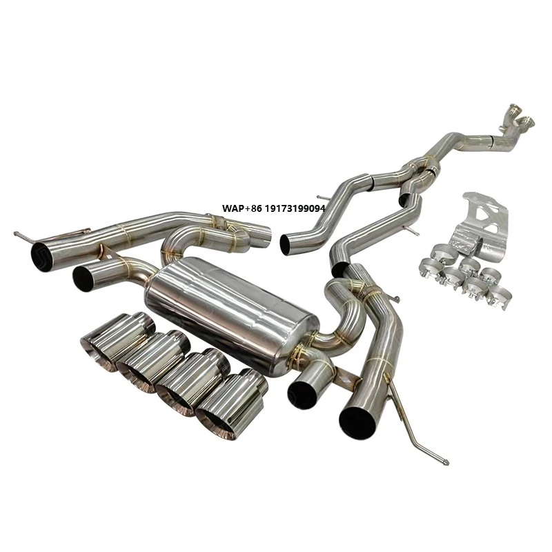 Factory Sell in Stock 304 Stainless Steel Single Exhaust Pipe for  G80 G82 M3 M4 Valvetronic Catback Exhaust System