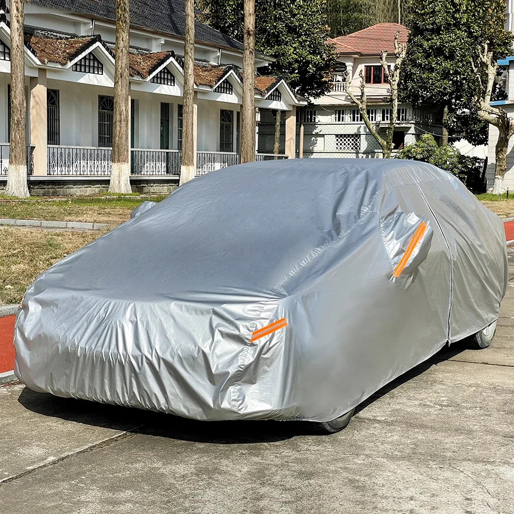 

Universal Car Covers Outdoor Protection Exterior Snow Cover Sunshade Dustproof Waterproof Fit Sedan SUV Hatchback