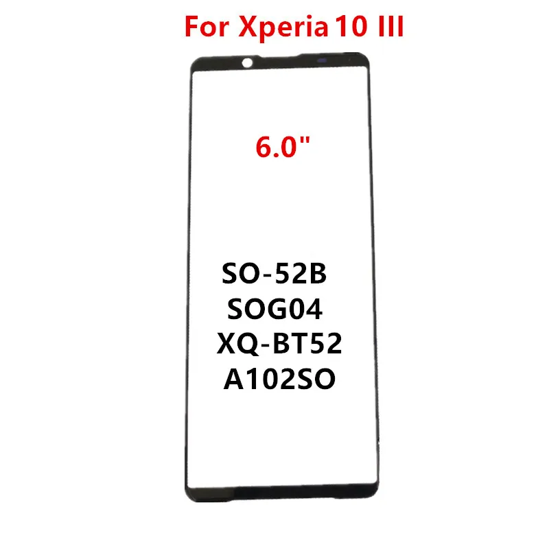 Outer Screen For Sony Xperia Pro i IV 1 iii 5 ii 10 Front Touch Panel LCD Display Glass Cover Repair Replace Parts