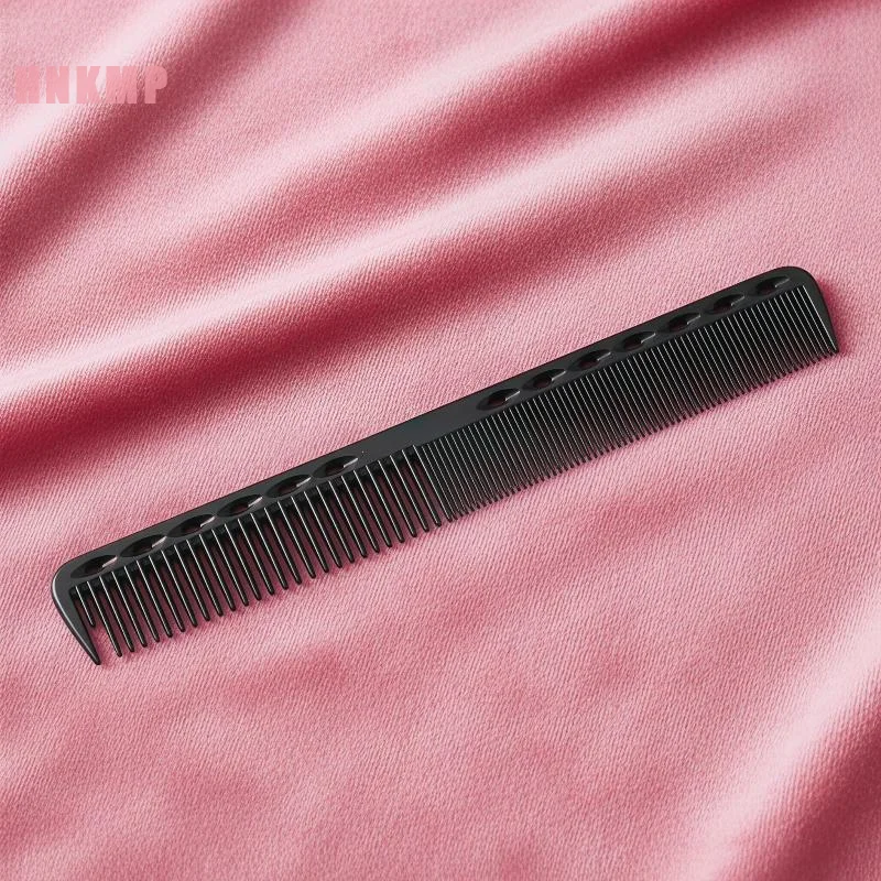 New Professional Hairdressing Comb Dual Sided Carbon Fiber Barber Styling Comb Heat Resistant Cutting Carbon Comb Multi Color