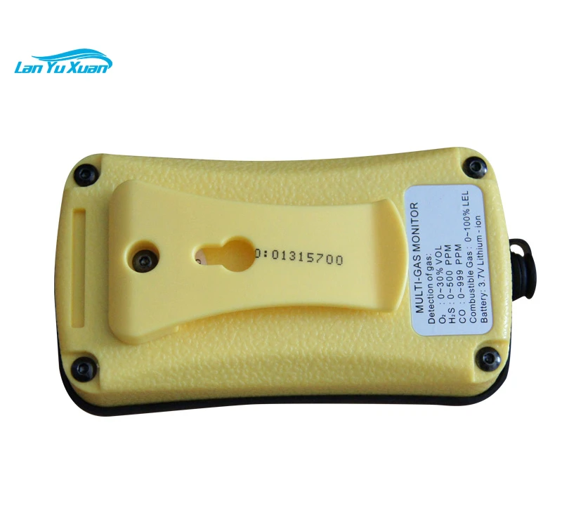 Analizador de Gas 4 en 1 AS8900, O2 H2S CO, Detector de Gas Combustible/LEL Multi