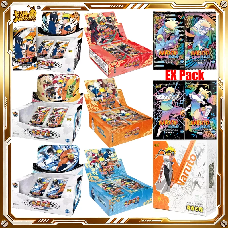 KAYOU Naruto Cards Array Chapter 8th Edition Genuine Trading Cards Holiday Game Toys Birthday Gifts Hobby for Woman and Man