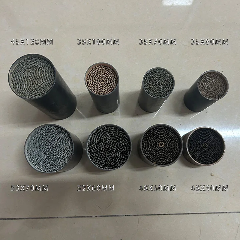 High Performance Metal Catalyst Core for Motorcycle Exhaust Universal Catalytic Converter Insert Euro5-6 Motorcycle Catalytic