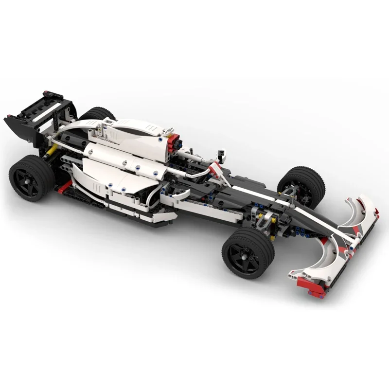 MOC 1236 Elementów Technicznych Formuły 1 Samochód Wyścigowy Klocki Konstrukcyjne DIY Sportowe Mistrzowskie Pojazdy Zestaw Klocków Zabawki Prezenty dla Dzieci