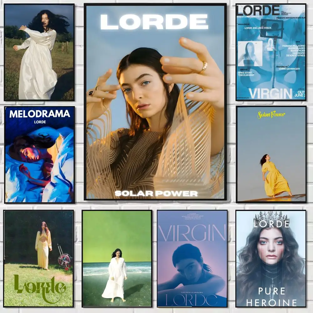 Póster de lienzo de caligrafía de pintura de lorde: decoración de pared duradera resistente al agua sin arrugas para todos los espacios
