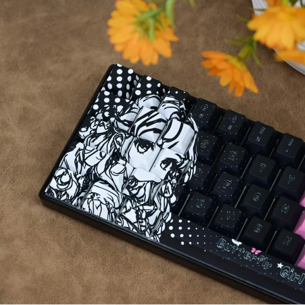 Key Blank Pbt Keycap Set Heat Transfer Sublimation Diy Replacement Keycaps Custom Mechanical Keyboard Printing Projects Puller