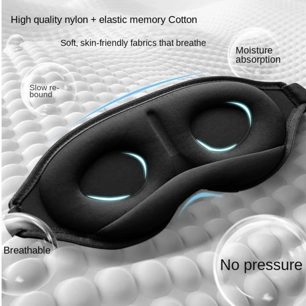 Summer Soft 3D Eye Mask Pressure Free Light Blocking Sleeping Mask Breathable Capsule Eye Mask Sleep and Sunshade