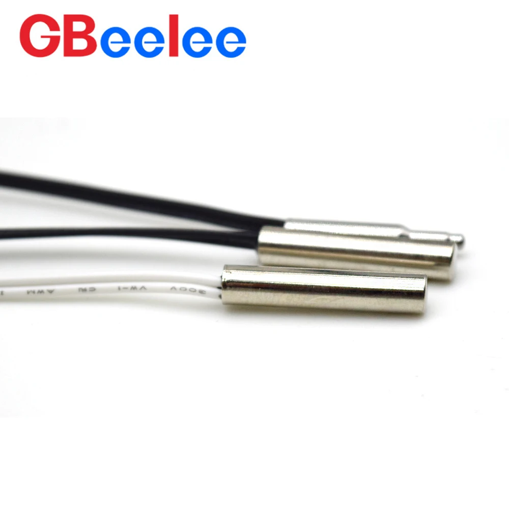 50PCS Customized WD-566 Digital Chip Temperature Probe Sensor Stainless Steel Probe Waterproof NTC Thermistor Temperature Sensor