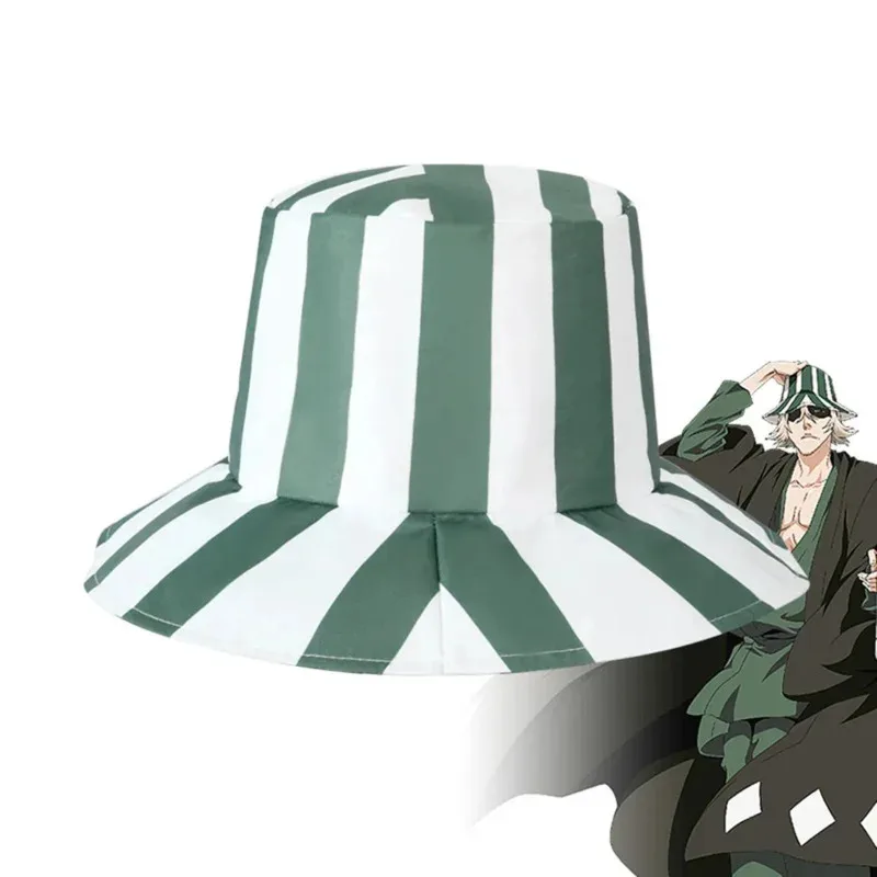أنيمي بليتش تأثيري Urahara Kisuke هالوين كرنفال زي حفلة الرجال النساء الأسود كيمونو السراويل قبعة وتتسابق Cl CJ91x;4'b,5;y,8