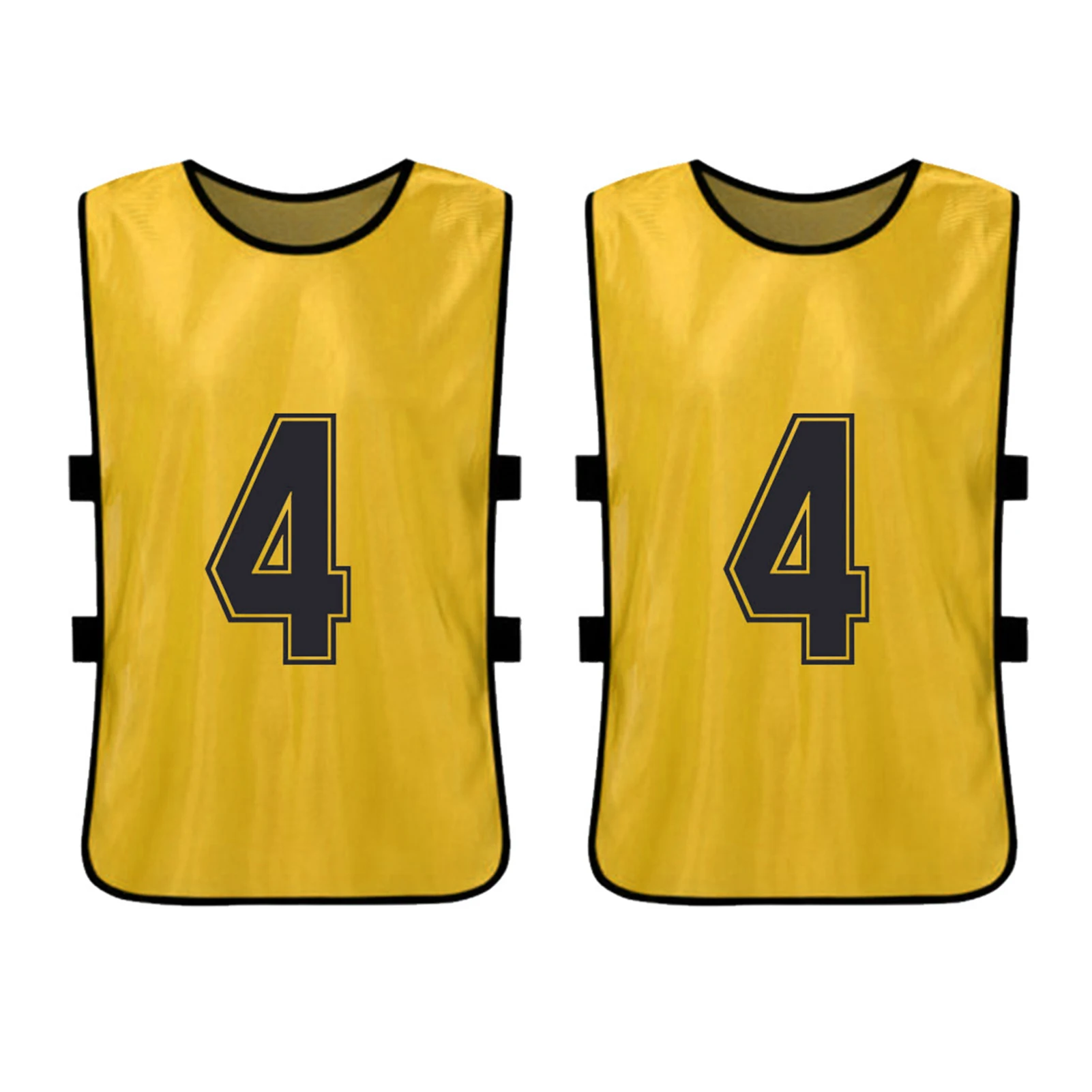 6 قطعة كرة القدم للأطفال Pinnies التجفيف السريع قمصان كرة قدم الشباب الرياضة Scrimmage كرة السلة فريق التدريب مرقمة المرايل ممارسة S