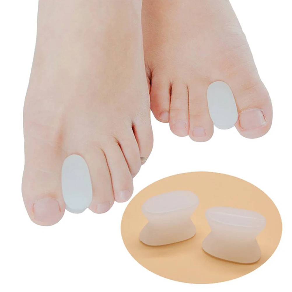 1/5Pair Gel Toe Separator Foot Care Tool Silicone Big Toe Bunion Straightener Valgus Hallux Bunion Protector Corrector Alignment