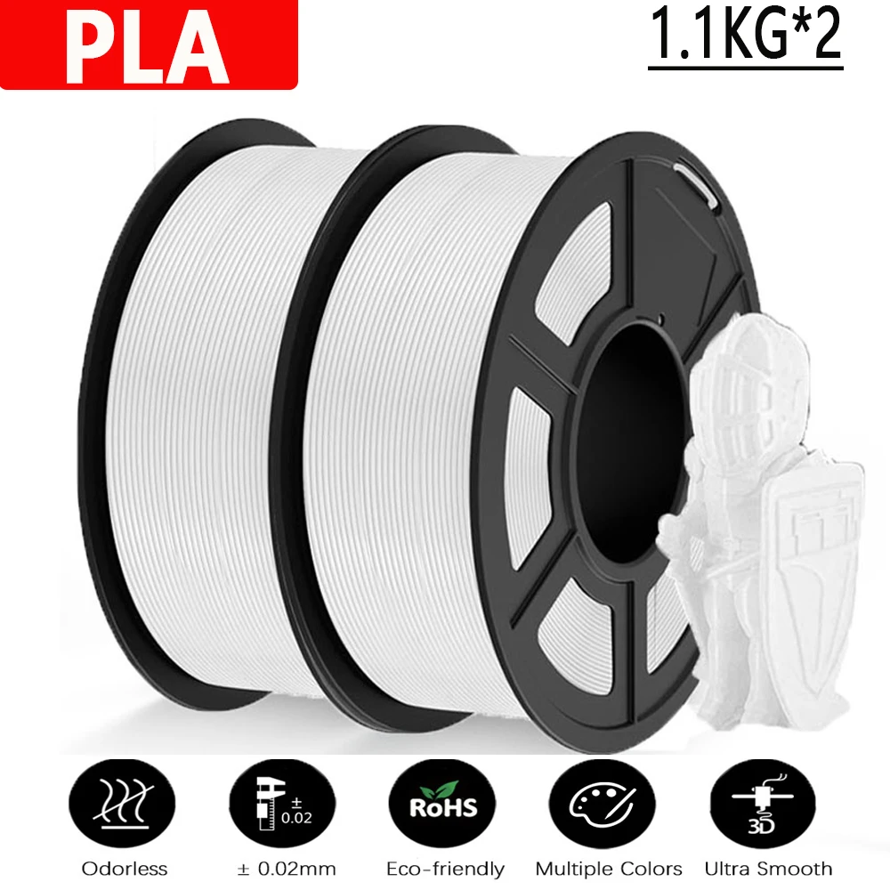 JAYO 2 rollen 3D PETG/PLA/PLA PLUS/HS PLA/PLA Meta/PLA Mat/ZIJDE 3D-printerfilament 1,75 mm 3D-printmaterialen voor 3D-printer