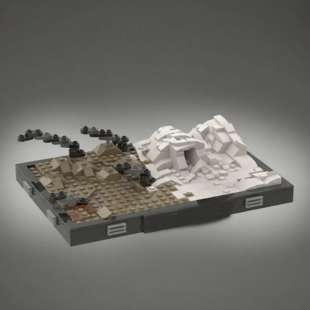 367 peças moc vitória e morte diorama coleção estrela batalha blocos de construção presente de natal brinquedo para desenvolver paciência