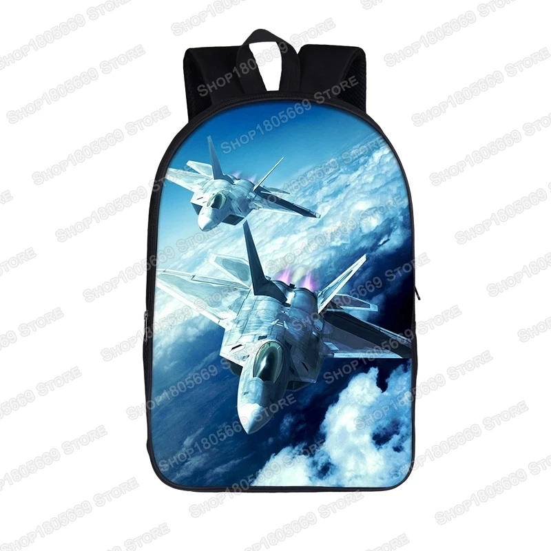 Aircraft Carrier Fighter Jet Tank Backpack for Travel Women Laptop Bag Student Bagpacks Teenager Children School Bags Bookbag